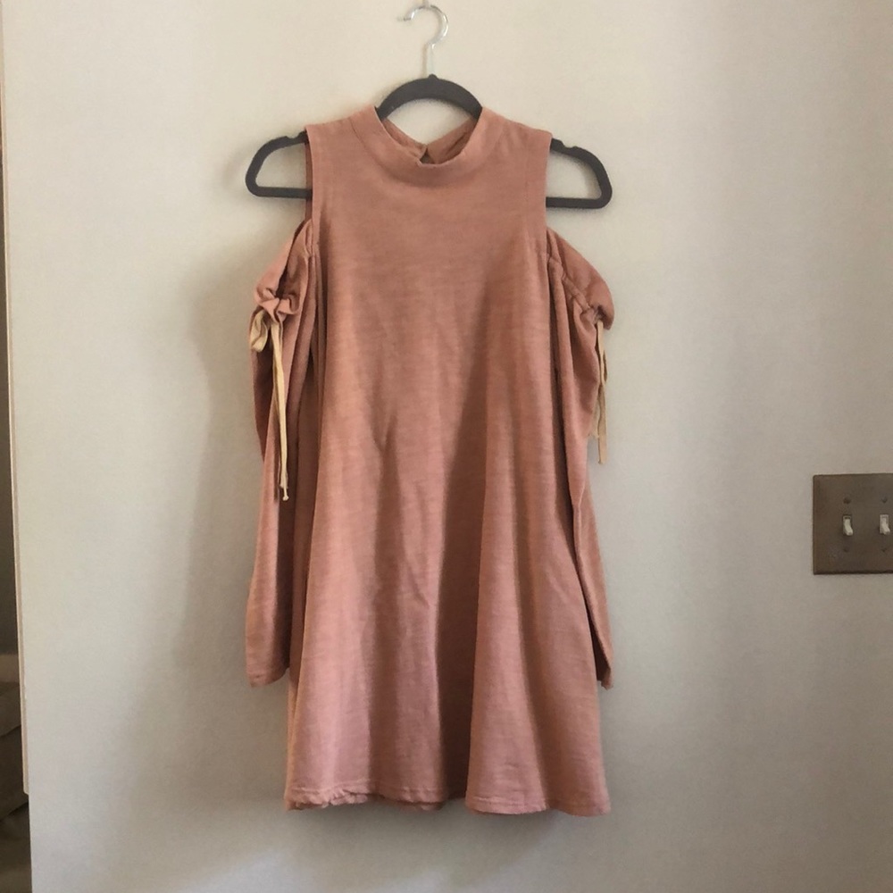 long sleeve pink dress! size small with tags